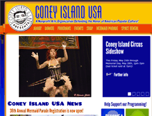 Tablet Screenshot of coneyisland.com